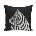 thumbnail image 2 of Simply Daisy Animal Print Decorative Pillow, 16" x 16", Black, 2 of 2