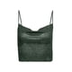thumbnail image 5 of Txlixc Blusa de verano para mujeres, correas de espaguetis brillantes, negras cuello V de corte bajo para niñas Txlixc moda, 5 of 8