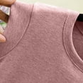 thumbnail image 5 of Staron Summer Sleeveless Tops for Women Casual Comfy Round Neck Basic Tank Top Solid Ribbed Cap Sleeve Shirt, Pink XXL, 5 of 5