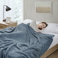 thumbnail image 5 of Woolrich Burlington Berber Blanket, King, Blue, 5 of 7