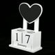 thumbnail image 5 of Calendario manual, calendario manual en forma de corazón, adornos, calendario de escritorio, calendario de escritorio, instalación sin esfuerzo, 5 of 8