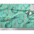thumbnail image 3 of Soimoi Cotton Cambric Fabric Floral & Sketch Fruits Print Sewing Fabric Yard 56 Inch Wide, 3 of 3