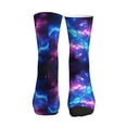 thumbnail image 2 of Athletic Socks Galaxy Sport Running Calf Socks Crew Socks for Men Women, 2 of 7