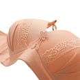 thumbnail image 6 of THDHVS Wireless Bras for Women,Bras for Women,Lady's Embroidered Glossy Comfortable Breathable Bra Underwear No Rims Orange 52, 6 of 7