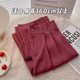 thumbnail image 1 of \ [105cm] Traje De Cintura Alta Para Cortinas De Pierna Ancha , Pantalones De Mujer , Primavera Y Otoño , Estilo Coreano , casual , Piso , Suelto , Recto , bl, 1 of 4