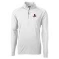 thumbnail image 2 of Men's Cutter & Buck White Arkansas Razorbacks Adapt Eco Knit Stretch Recycled Quarter-Zip Pullover Top, 2 of 3