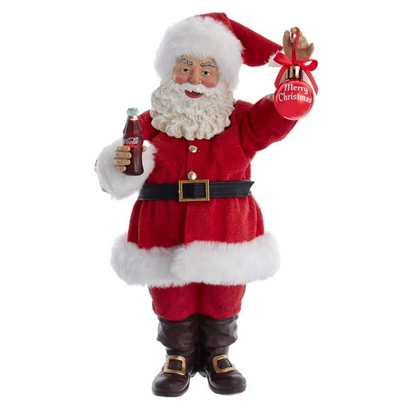 Kurt Adler 9.5" Coca-Cola Santa Ornament