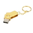 thumbnail image 3 of Inteprter Gire la unidad flash USB U Disk Pen Drive 1GB-128GB USB Storage Computer U Disk Estaciones de acoplamiento para portátiles oro 4 GB, 3 of 6