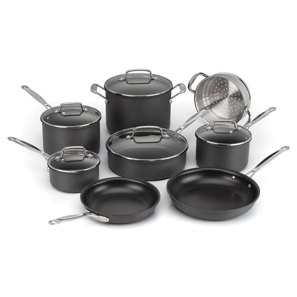 Juego de utensilios de cocina Cuisinart Chefs Classic 66C 13 antiadherente anodizado duro 13 piezas