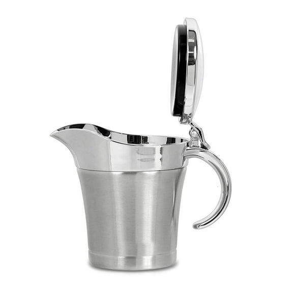 hejhncii Thermal Insulated Gravy Boats Tomato Sauce Pots Stainless Steel Seasoning Tube