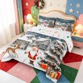 thumbnail image 2 of Manfei Winter Holiday Full Size Comforter Sets,Cartoon Christmas Ball Bedding Comforter Set,Xmas Reversible,3 Pieces,1 Comforter and 2 Pillowcases, 2 of 7