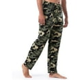 thumbnail image 2 of Fruit of the Loom Men's Extended Sizes Jersey Knit Sleep Pajama Lounge Pant - Camo, 2 of 6