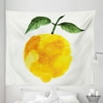 thumbnail image 1 of Yellow Tapestry, Hand Drawn Lemon Watercolors Summer Organic Food Natural Product, Fabric Wall Hanging Decor for Bedroom Living Room Dorm, 5 Sizes, Yellow Orange Green, by Ambesonne, 1 of 1