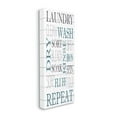 thumbnail image 3 of Stupell Industries Laundry Room Blue White Text Typography Sign Canvas Wall Art, 10 x 24, Design by Kim Allen, 3 of 5