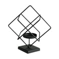 thumbnail image 2 of Candelabro De Metal Con Soporte Para Decoración De Centros De Mesa, Cuadrado, Color Negro Cuadrado negro, 2 of 8