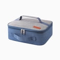 thumbnail image 1 of Bolsa aislada para lonchera, bolso cuadrado de gran capacidad, bolsa bento aislada con papel de aluminio, 1 of 5