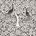 thumbnail image 2 of Great Art Now Peacock Garden VII BW by Miranda Thomas, Framed Wall Art, 19W x 19H, 2 of 2