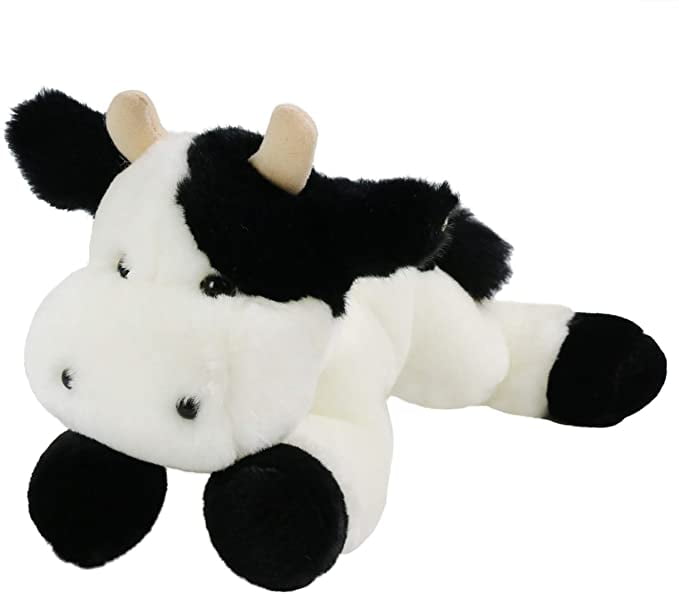 SpecialYou Dairy Cow Stuffed Animal Adorable Soft Plush Farm Animal Toy