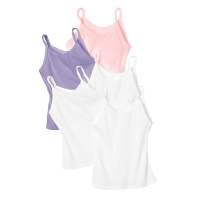 Photo 1 of Hanes 43935741822 GCEMW5 Girls Cami Wardrobe - Extra Large - 5 Pack