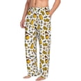 thumbnail image 2 of Balery Cute Bee print Men's Pajama Pants,Ultra Lightweight Pjs,Lounge Pant-Small, 2 of 9