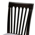 thumbnail image 4 of Bowery Hill 18.5'' Mid-Century Wood Dining Chair in Espresso/Gray (Set of 4), 4 of 7