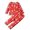 Red, variant on AWZXDE Christmas Pajamas Outfits Set Boys & Family Pajamas For Kids Boys Girls Long Sleeve Top And Pants Holiday With Santa Snowman Print Home Loungewear Red,7-8 Years