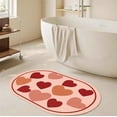 thumbnail image 2 of DefiDgd Valentine's Day Kitchen Mats Love Heart Red Pink Kitchen Rugs,Absorbent Non Slip Rectangle Shower Rug Front Door Mat for Anniversary Home Room Decoration, 2 of 8