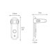 thumbnail image 5 of (White) 2 Pcs Door Lever Locks for Childproof & Petproof, Door Handle Locks for Toddlers, Baby Safety Locks for Toddlers, 5 of 5