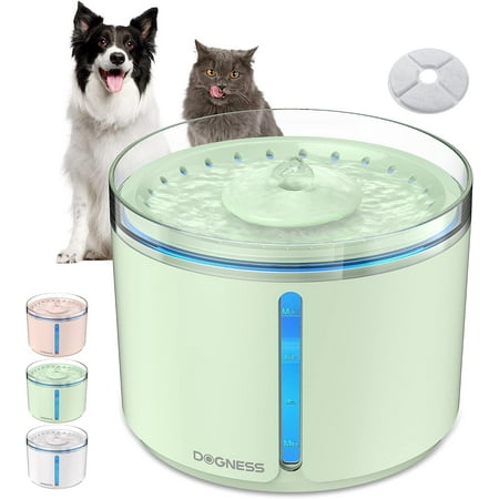 UPC: 0843775118972 | Dogness Cat Water Fountain Ultra Quiet (<25 dB) Automatic Water Dispenser for Cats and Small Dogs (Green)