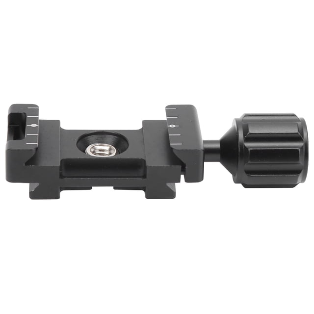 Abrazadera De Placa De Liberación Rápida De aleación De Aluminio, Abrazadera De Placa De Liberación Rápida Ampliamente Compatible, Ligera Y Portátil Para Monopiés Para