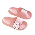 thumbnail image 5 of IVEYRTF Kids Slides Shoes Non Slip Thick Sole Casual Solid Color Home Slippers Bathroom Indoor Summer Comfort Breathable Slide Sandals, 5 of 7