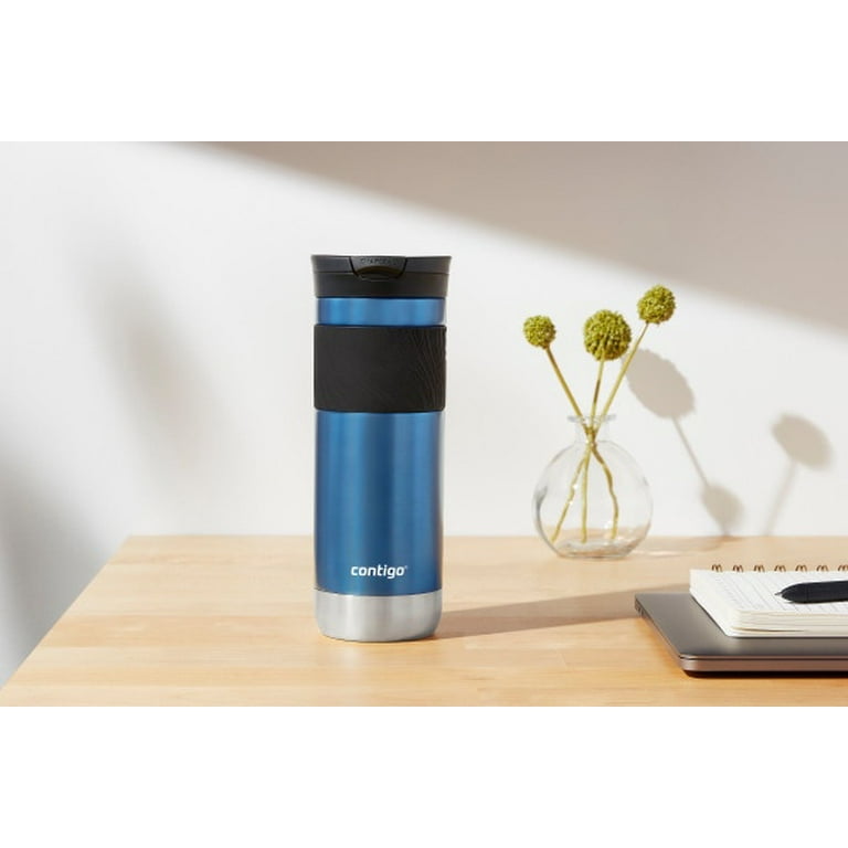 Contigo SNAPSEAL Insulated Stainless Steel Travel Mug with Grip, 20 oz,  Blue Corn & Midnight Berry, 2-Pack