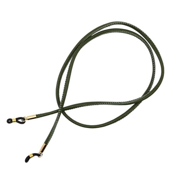 Elegante cadena para gafas, collar con cordón para gafas, para hombres, mujeres, niños y niñas. VerdeA