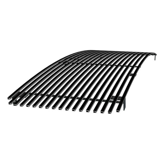 APS Compatible with Ford F-150 2009-2014 Main Upper Stainless Steel SS Black Billet Front Grill Grille Insert F86414H