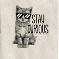 thumbnail image 3 of Instant Message - Stay Curious Cat - Toddler & Youth Crewneck Fleece Sweatshirt, 3 of 6