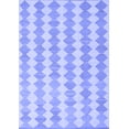 thumbnail image 1 of Ahgly Company Machine Washable Indoor Rectangle Abstract Blue Contemporary Area Rugs, 7' x 9', 1 of 4