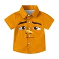 thumbnail image 4 of Piuwrlz 12 Years Boys Short polo Sleeve Teen Funny Graphic Shirts Tops Pocket Pullover T Shirts Orange Size 12 Years, 4 of 9