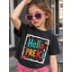 thumbnail image 2 of Young Boy's/Girls Back To School Theme Cotton Graphic Tees, Back To School Clothes Girls, Summer Tops With Colorful School Design, Gift For First Day of School, Fun and Whimsical Kids Clothes Girls, 2 of 6