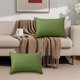 thumbnail image 5 of Lekihaqq Water Proof Outdoor Pillow Cover Rectangle Solid Color Cushion Protector Modern Backrest Water Resistant For Patio Garden Pool Chair, 5 of 10