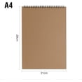 thumbnail image 2 of Cuaderno de dibujo A4, 2 cuadernos de dibujo encuadernados en espiral con tapa dura, material de dibujo, papel con páginas en blanco, adecuado para arte, acuarela, lápiz, 160 g/m², 60 páginas Sincero Electrónica, 2 of 5
