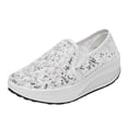 thumbnail image 2 of Taqqpue Womens Slip On Sneakers Lightweight Walking Shoes Casual Sequined Rocking Shoes Mesh Breathable Large-Sized Shoes For Spring And Summer Comfortable Shoesfor Women, 2 of 9