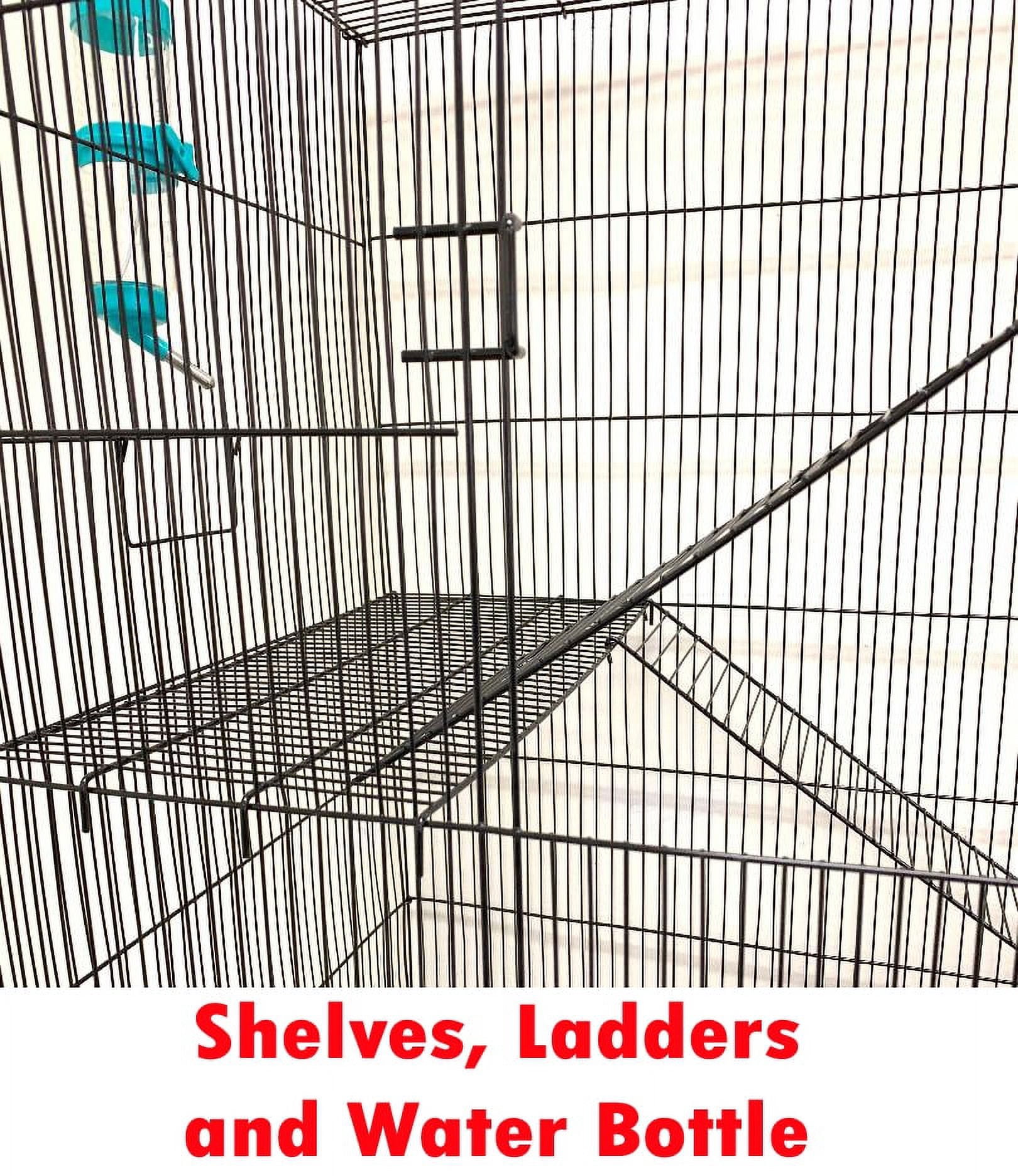 X-LARGE 36" Multi-Floors Small Animals Critters Rats Mice Hamster Gerbil Mouse Habitats Cage Tight 3/8-Inch Bar Spacing For Guinea Pig Ferret Chinchilla Sugar Glider Hedgehog Squirrel Rodent Degu