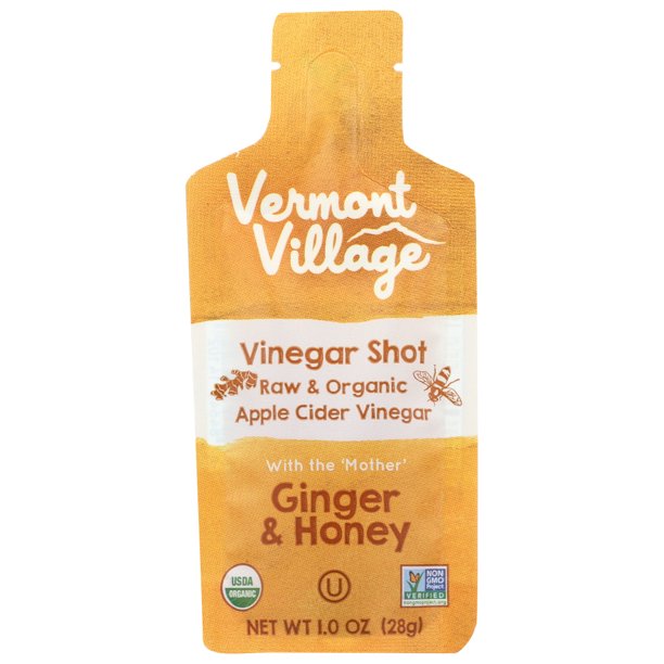 Vermont Village Ginger & Honey Apple Cider Vinegar Shot, 1.0 Oz