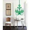 thumbnail image 1 of Baroque Chandelier Wall Art Decal, 1 of 4