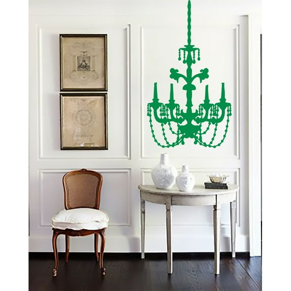 Baroque Chandelier Wall Art Decal