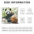 thumbnail image 5 of FUMJ Throw Pillow Covers, Red Panda Animal Cushion Case for Home Living Room Decor, Wildlife Style Decorative Throw Cushion Case, 5 of 5