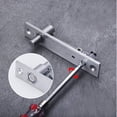 thumbnail image 5 of Door Pivot Hinge, 2pcs 360 Degree Rotation Hidden Door Shaft Pivot Hinges(130 X 25 Mm), 5 of 5