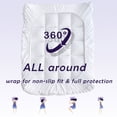thumbnail image 3 of West Month Mattress Topper Full Size,Premium Quilted 1000Gsm Extra Thick Mattress Topper,Mattress Topper Full Size,Mattress Topper Full Size Bed,Full Bed Mattress Topper,Full Size Bed Topper, 3 of 9