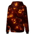 thumbnail image 5 of POINTERTECK Halloween Femmes Mode Quotidienne Polyvalent Décontracté Sweat-Shirt à Manches Longues Imprimé Top Sweat-Shirt, 5 of 5