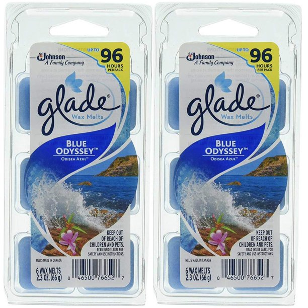 Glade Wax Melts Air Freshener Refill, Blue Odyssey, 2.3 Ounce, Count of
